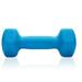 Set of 2 Neoprene Dumbbell Free Weights of 1-10 LB Anti-Slip Anti-roll Hex Shape