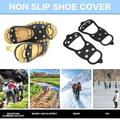 WQJNWEQ 8 Studs Anti-Skid Ice Claw Non Slip Shoe Cover Frozen Front Foots Non Slip Rubber Shoes Cover Winter Hiking Snow Non Slip Ice Skates Sales