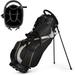 Golf Stand Bag with 8 Way Divider Portable Golf Bag with Waterproof Wear-Resistant Durable Fabric Easy Carry Space Saving Women s Men s Golf Bag