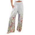 Palazzo Pants for Women Petite High Waisted Joggers for Women Casual Linen Palazzo Lounge Pants Baggy Beach Flowy Trousers Lightweight Summer Pant Women Pants Dressy Casual