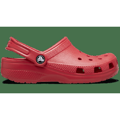 Crocs Varsity Red Kids' Classic Clog Shoes