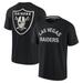 Unisex Fanatics Signature Black Las Vegas Raiders Elements Super Soft Short Sleeve T-Shirt