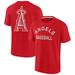 Unisex Fanatics Signature Red Los Angeles Angels Elements Super Soft Short Sleeve T-Shirt