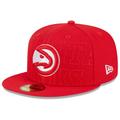 Men's New Era Red Atlanta Hawks 2023 NBA Draft 59FIFTY Fitted Hat