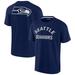 Unisex Fanatics Signature Navy Seattle Seahawks Elements Super Soft Short Sleeve T-Shirt