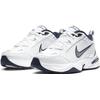 Trainingsschuh NIKE "AIR MONARCH IV", Gr. 47,5, weiß (weiß, metallic, silber), Synthetik, Leder, Textil, sportlich, Schuhe, Topseller