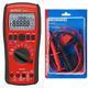 Benning MM 12 True RMS-Digital-Multimeter (mit digitaler Anzeige, mit Logging-Funktion, Bluetooth, PC-Software und APP, inkl. Tasche, Messgerät) 44088 & TA 3 Elektrowerkzeuge, rot/schwarz