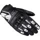 Spidi G-Carbon, Motorradhandschuhe, Farbe Schwarz-Weiß, Größe S, mit Resistiver Touchscreen-Funktion und Schutzpolsterung, Abriebfeste und Atmungsaktive aus LederSPIDI