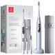 Oclean X Pro Digital Electric Toothbrush with 4X Brush Heads & Travel Case, Smart Sonic Toothbrush Kit for Adults, Real-time 8 Areas Tracking with Touch Screen, 3 Modes-Silver