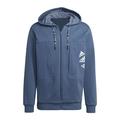 Adidas Q4 Bl Fz Hooded Sweatshirt Wonste/Blilil S