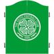 FOCO Officially Licensed Celtic Football Club Bhoys 1888 FC Darts and Dartboard Cabinet, Crest, Green (CAB093)