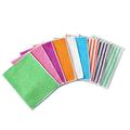 Cleaning Cloth 5Pcs Dish Cloth Bamboo Fiber High Efficient Anti Grease Cleaning Towel Washing Towel Magic Kitchen Cleaning Wiping Rag 5 Pcs Color Random 16X18Cm