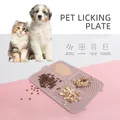 Tapis à lécher en Silicone pour chiens et chats accessoire d'alimentation pour animaux de compagnie