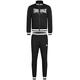 Lonsdale Herren POOLEWE Tracksuit, Black/White/Grey, XXXL