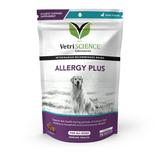 VetriScience Allergy Plus Supplement for Dogs Duck Flavor 75 Chews â€“ Probiotic Allergy Chews for Itchy Skin and Immune Support with Krill Oil and Natural Plant Extracts