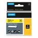 DYMO Rhino Flexible Nylon Industrial Label Tape 0.5 X 11.5 Ft Yellow/black Print | Order of 1 Roll
