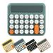 Stationery Small Square Calculator Student Computer Machine Office Calculator Large Lcd Dual Portable-Green