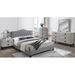 Red Barrel Studio® Gurdas Upholstered Platform 5 Piece Configurable Bedroom Set Metal in Gray | 44 H in | Wayfair E2864A89D54E42F79BED7050866176CA