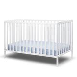Sorelle Furniture Adrian 3-in-1 Convertible Crib Wood in White | 35 H x 32 W x 54 D in | Wayfair 255-WH