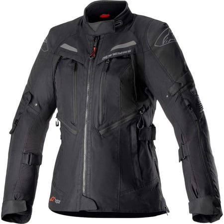 Alpinestars Stella Bogota Pro Womens Drystar Motorcycle Jacket Black/Black SM