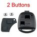 2 Button Pad Switch Remote Car Key Shell Case Replacement Fit for Toyota Corolla