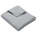 Winston Porter Cranesville Monterrey Quilted Cotton Throw-Antique White Cotton in Gray | 60 H x 50 W in | Wayfair 112289D5F0784BACA870434FB4A69E6C