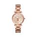 Women's Fossil Gold Iowa State Cyclones Carlie Rose Stainless Steel Watch