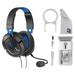 Pre-Owned Turtle Beach Recon 50 Gaming Headset Black/Blue With Cleaning Kit BOLT AXTION Bundle (Refurbished: Like New)