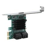 4 Port 6G PCI E To 3.0 Expansion Card Anti Interference PCI E Expansion Controller Card Adapter With 4U 2U Double Fixed Brackets