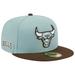 Men's New Era Light Blue/Brown Chicago Bulls Two-Tone 59FIFTY Fitted Hat