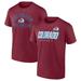 Men's Fanatics Branded Burgundy Colorado Avalanche Wordmark Two-Pack T-Shirt Set