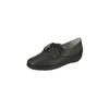 Schnürschuh NATURAL FEET "Larissa", Damen, Gr. 44, schwarz, Leder, elegant, Schuhe, aus hochwertigem Hirschleder