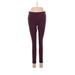 Ann Taylor LOFT Khaki Pant: Burgundy Print Bottoms - Women's Size Medium