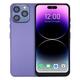 Jectse I14 ProMax Smartphone, 4G LTE Face Unlocked Cell Phone, 6.6in HD Screen, 4GB RAM 64GB ROM, 5500mAh Battery, 8+24MP Dual Camera, Dual Card Dual Standby Mobile Phone for Android 10 (Purple)