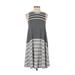 American Eagle Outfitters Casual Dress - A-Line: Gray Stripes Dresses - Women's Size X-Small