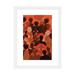 East Urban Home 'Fire Womxn' by Reyna Noriega - Painting Print Paper, Wood in Brown/Red | 24 H x 16 W x 1 D in | Wayfair