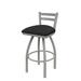 Holland Bar Stool 411 Jackie Low Back Swivel Bar & Counter Stool Plastic in Gray/Black | Counter Stool (25" Seat Height) | Wayfair 41125AN018