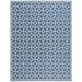 Blue 84 x 61 x 0.38 in Indoor/Outdoor Area Rug - Martha Stewart Rugs Msr Bh Indoor/Outdoor Area Rug In/Creme Polypropylene | Wayfair MSR127M-5