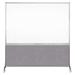 Versare 6' Tall DivideWrite Mobile Whiteboard in Gray | 72 H x 72 W x 2 D in | Wayfair 1090108-A