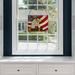 Millwood Pines Americana Eagle Stained Glass Window Panel in Red | 9.5 H x 12 W x 0.25 D in | Wayfair 22A94102AC944E26B32F95BF64AD9880