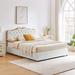 Red Barrel Studio® Adsett Bed Upholstered/Metal in Gray | 43.31 H x 63.07 W x 82.28 D in | Wayfair 58A490C27CDC4E03986B1074B00C3287