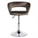 Mercer41 Giselle Contemporary Vanity Chair w/ 360 Degree Swivel, Makeup Vanity Seat w/ Adjustable Height Upholstered/Velvet in Brown | Wayfair