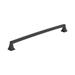 Amerock Mulholland 12-5/8 in (320 mm) Center-to-Center Cabinet Pull Metal in Black/Brown | 13.5 H x 0.4375 W x 1.5625 D in | Wayfair BP53537BBR