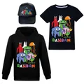 T-shirt imprimé 3D Garden of Banban pour enfants sweat à capuche sweat-shirt chapeau de soleil