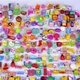 Poupées miniatures alimentaires fruits figurines d'action magasin de famille jouets pour