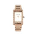 Sophie & Freda Womens and Wilmington Bracelet Watch w/Swarovski Crystals - Rose Gold Stainless Steel - One Size