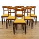 Set of Six Antique Mahogany Dining Chairs | Antiques | Set of Chairs | Dining Chairs | Upholstered Chairs (M-4743)