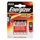 Energizer - Piles aaa LR03 1.5V Alcaline max, pack de 4 piles.