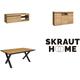 Skraut Home - Ensemble de meubles de salon Table 170 Front Noir pieds x 8 convives Meuble tv 120