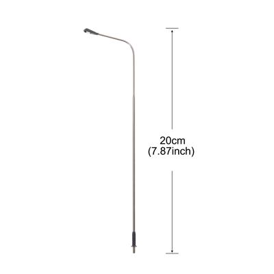 2pcs Model Railway LED Lamppost Lamps White 3V